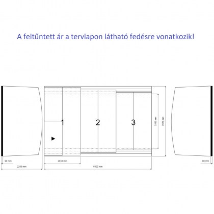 Trieste polikarbonát medencefedés
